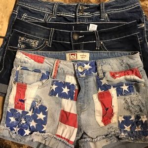 Bundle of jean shorts